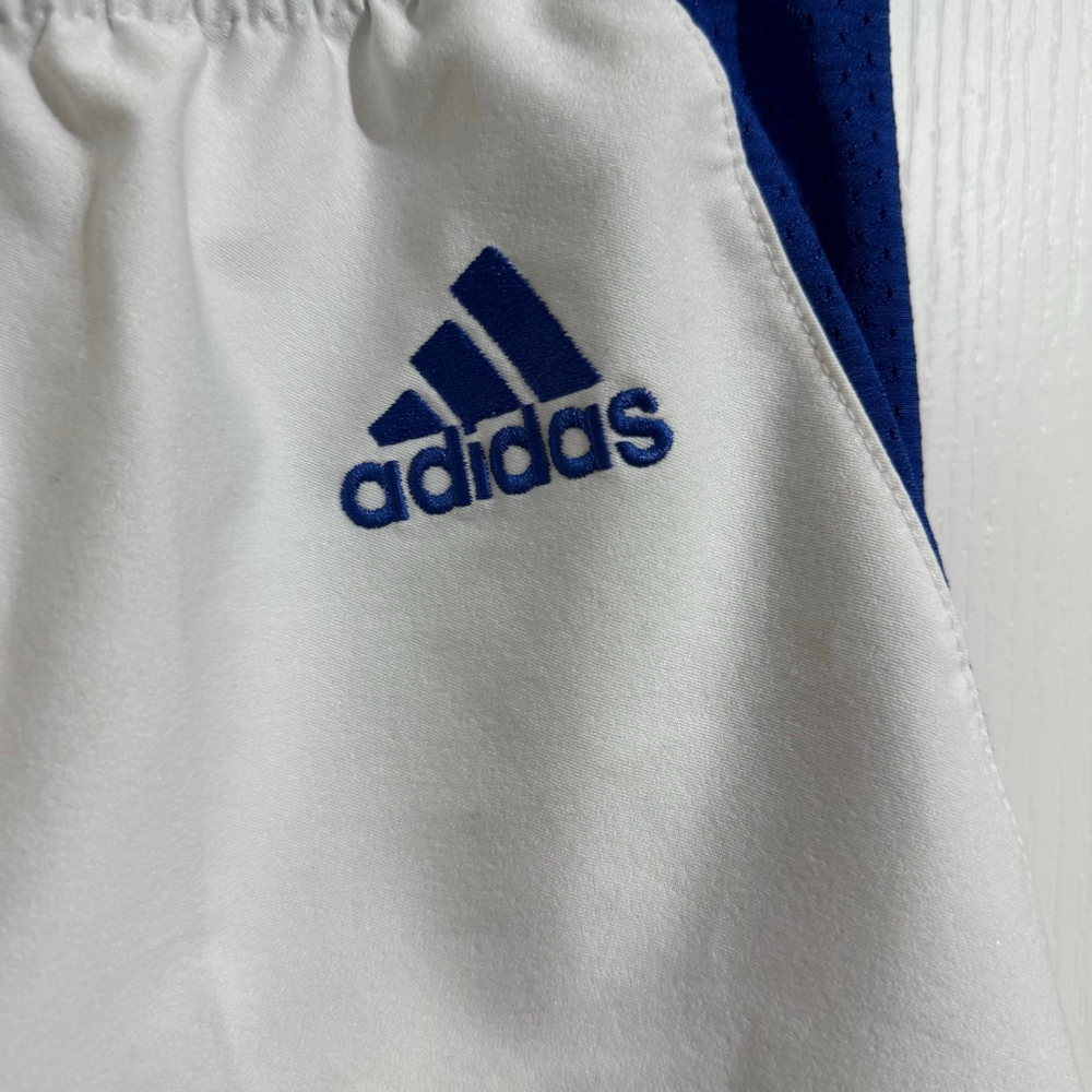 Men's Adidas White & Blue Padded Football Pants 2XL - Picture 14 of 14